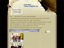 Tablet Screenshot of alwalsh-threeflightsup.com
